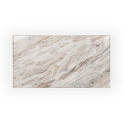 Bowman - Marble Rectangular Coffee Table - Rusty Gray - JaxCo Furniture