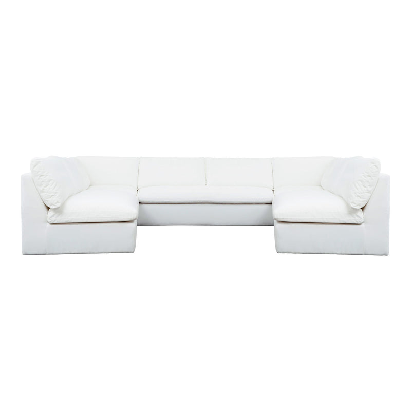 Miles - 5 Piece Outdoor Modular - White - JaxCo Furniture
