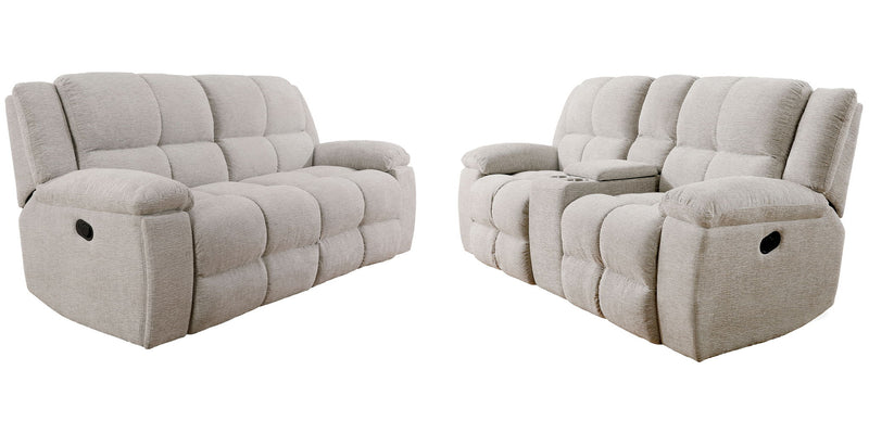 Buster - Manual Glider Reclining Sofa Set - JaxCo Furniture
