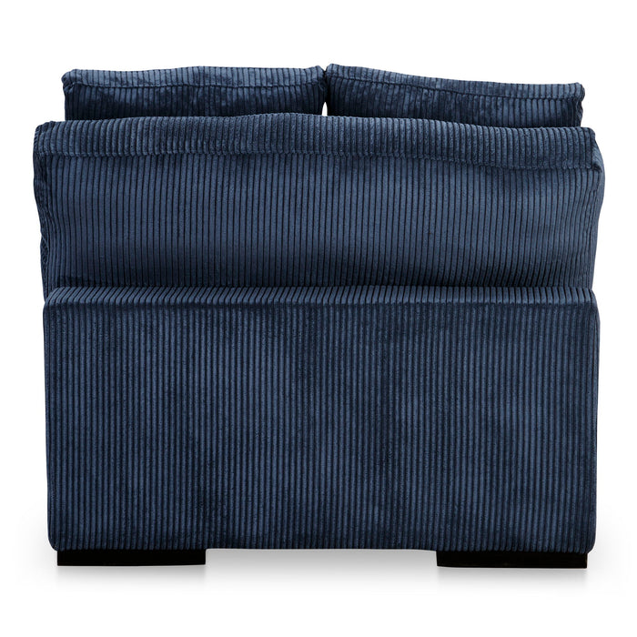 Plunge - Slipper Chair - Navy - JaxCo Furniture