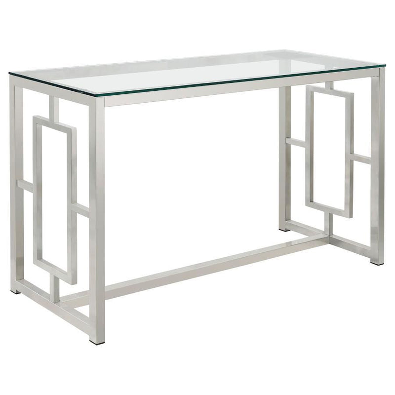 Merced - Glass Top Metal Table - JaxCo Furniture