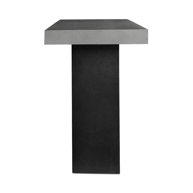 Lithic - Outdoor Bar Table - Black - JaxCo Furniture