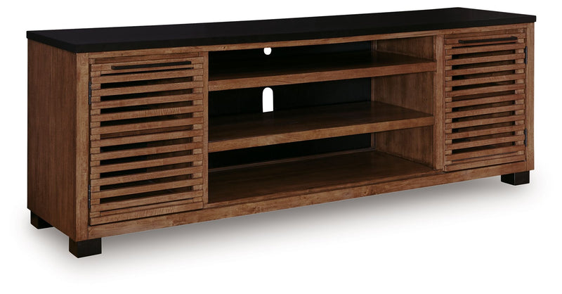 Kallari - TV Stand With Fireplace Option - JaxCo Furniture