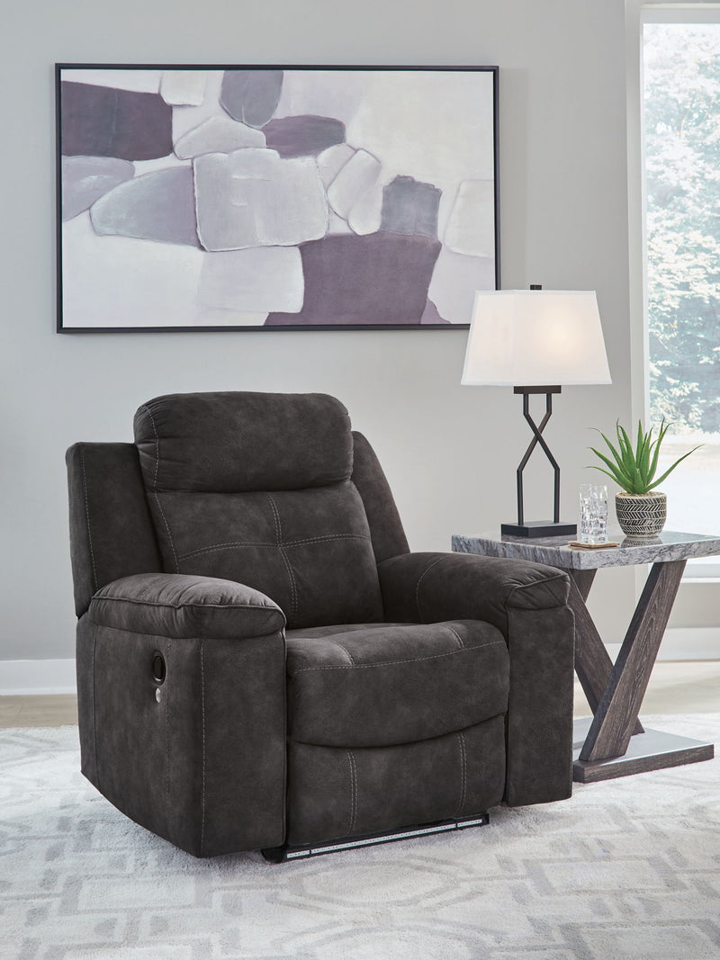 Brysonview - Zero Wall Recliner - Charcoal - JaxCo Furniture