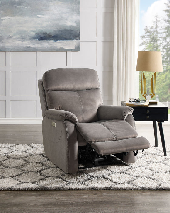 Surrey - Power Recliner - Gray - JaxCo Furniture