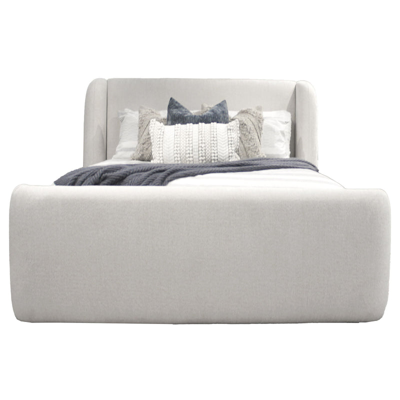 Shiloh - Wingback Upholstered Bed - JaxCo Furniture
