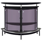 Amarillo - Freestanding Glass Top Home Bar Wine Cabinet - JaxCo Furniture