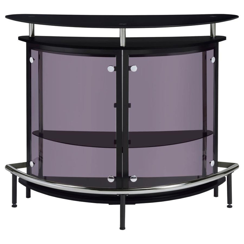 Amarillo - Freestanding Glass Top Home Bar Wine Cabinet - JaxCo Furniture