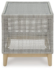 Seton Creek - Gray - Square End Table - JaxCo Furniture