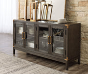 Burkhaus - Dark Brown - Dining Room Server - JaxCo Furniture