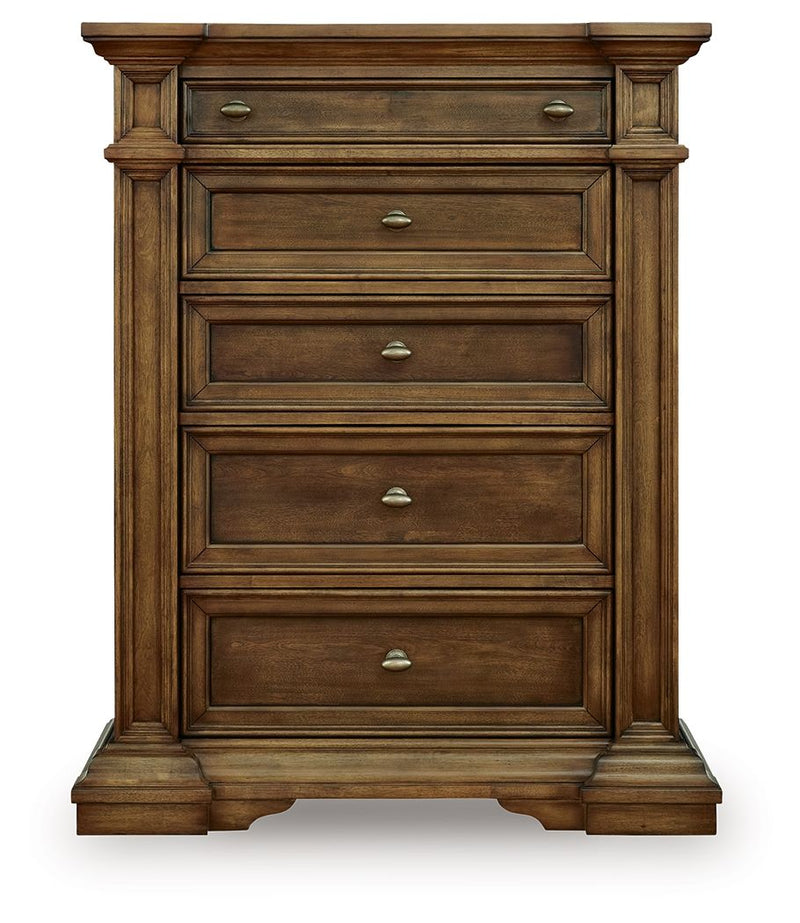 Frantanna - Five Drawer Chest - Brown - JaxCo Furniture
