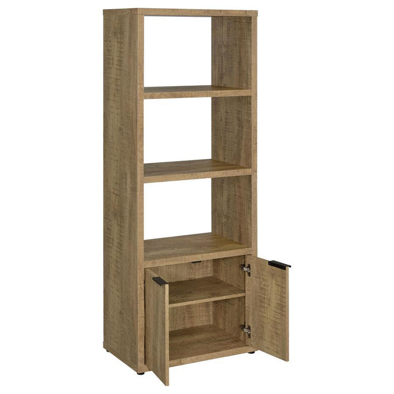 Tabby - 3-Shelf Engineered Wood Media Tower - Mango - JaxCo Furniture