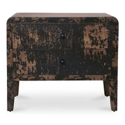 Iris - Nightstand - Distressed Black - JaxCo Furniture