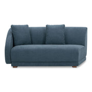 Fraser - Left Arm Facing Sofa - Deep Blue - JaxCo Furniture
