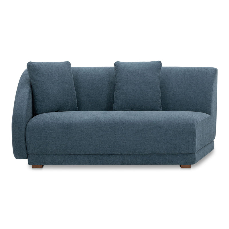 Fraser - Left Arm Facing Sofa - Deep Blue - JaxCo Furniture