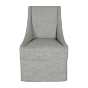 Warwick - Upholstered Rolling Dining Chair - JaxCo Furniture