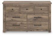 Rusticott - Seven Drawer Dresser - JaxCo Furniture