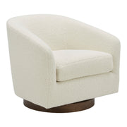 Oscy - Swivel Chair - White - JaxCo Furniture