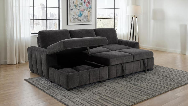 Pastrana - Upholstered Sleeper Sectional Sofa - JaxCo Furniture