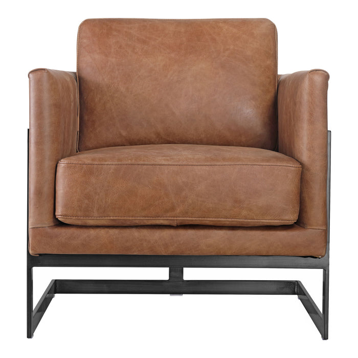 Luxley - Club Chair - Cappuccino - JaxCo Furniture