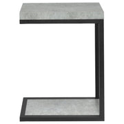 Beck - Engineered Wood C-Shape Sofa Side Table - JaxCo Furniture