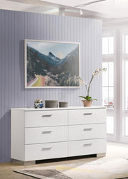 Felicity - 6-Drawer Dresser - JaxCo Furniture