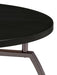 Dacre - Round Engineered Wood Top Side End Table - Dark Gray - JaxCo Furniture