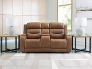 Knightington - Power Reclining Loveseat With Audio Seating - JaxCo Furniture