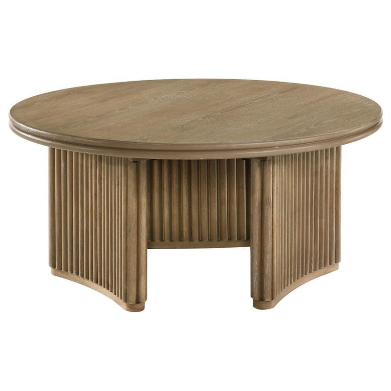 Adina - Round Wood Table - JaxCo Furniture