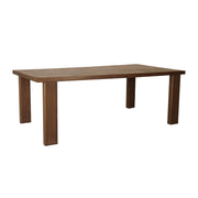Marina - Outdoor Ceramic Dining Table - Dark Brown - JaxCo Furniture