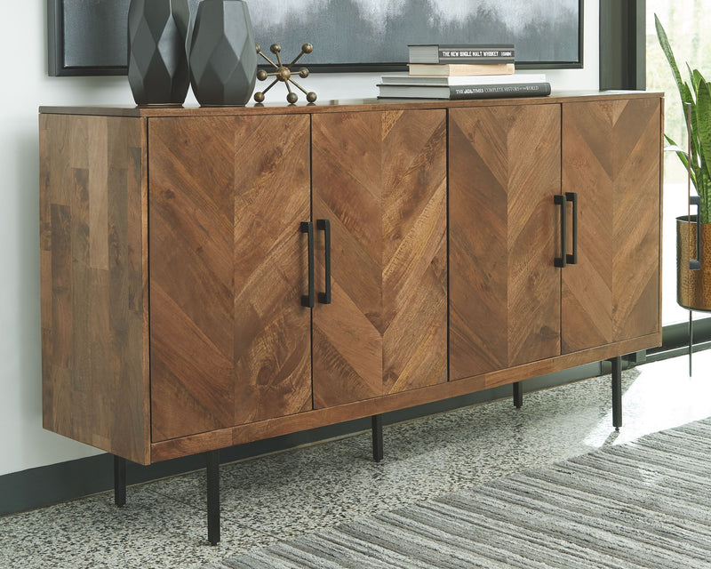 PratTVille - Brown - Accent Cabinet - JaxCo Furniture