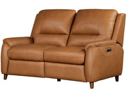 Austin - Power Reclining Loveseat P2 - Caramel Cream - JaxCo Furniture