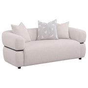 Jeanette - Fabric Upholstered Round Arm Sofa Set - JaxCo Furniture