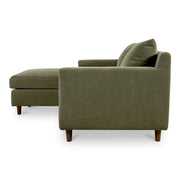 Hutton - Left Sectional - Olive - JaxCo Furniture