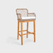 Paulo - Bar Stool - Light Brown & White - JaxCo Furniture