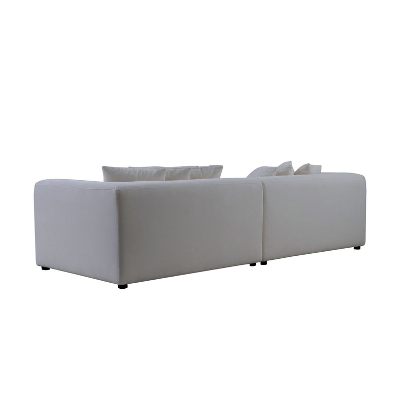 Davie - Sofa - Warm White - JaxCo Furniture