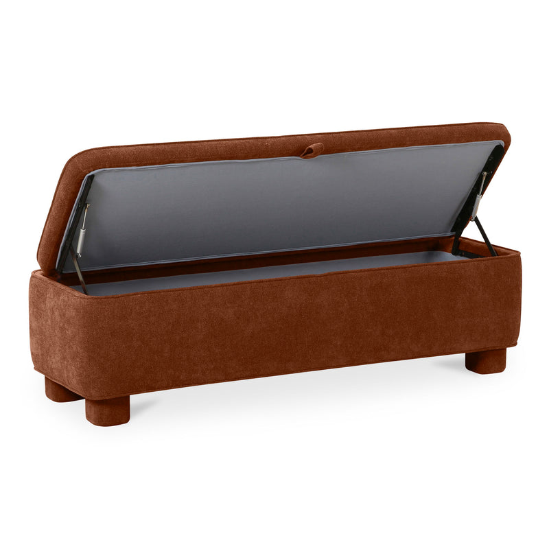 Ichigo - Storage Bench - Orange - JaxCo Furniture