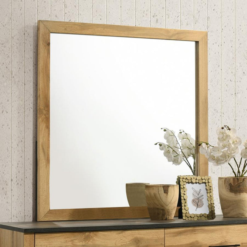Kaywood - Dresser Mirror - Natural Pine - JaxCo Furniture