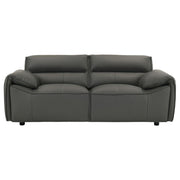 Buxton - Top Grain Leather Upholstered Loveseat - JaxCo Furniture