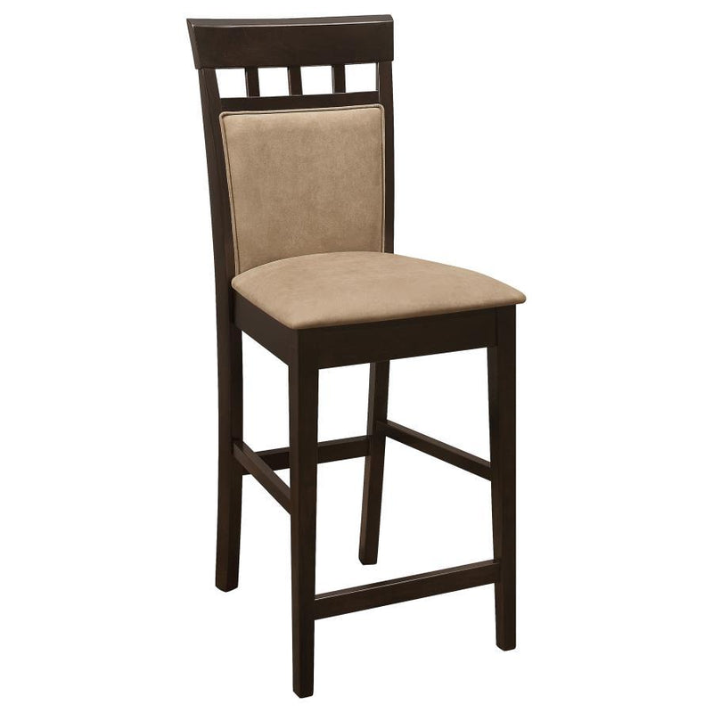 Gabriel - Closed Back Counter Chair (Set of 2) - Cappuccino - JaxCo Furniture