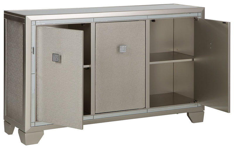 Chaseton - Champagne - Accent Cabinet - JaxCo Furniture