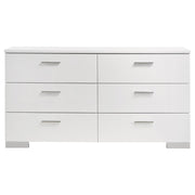 Felicity - 6-Drawer Dresser - JaxCo Furniture