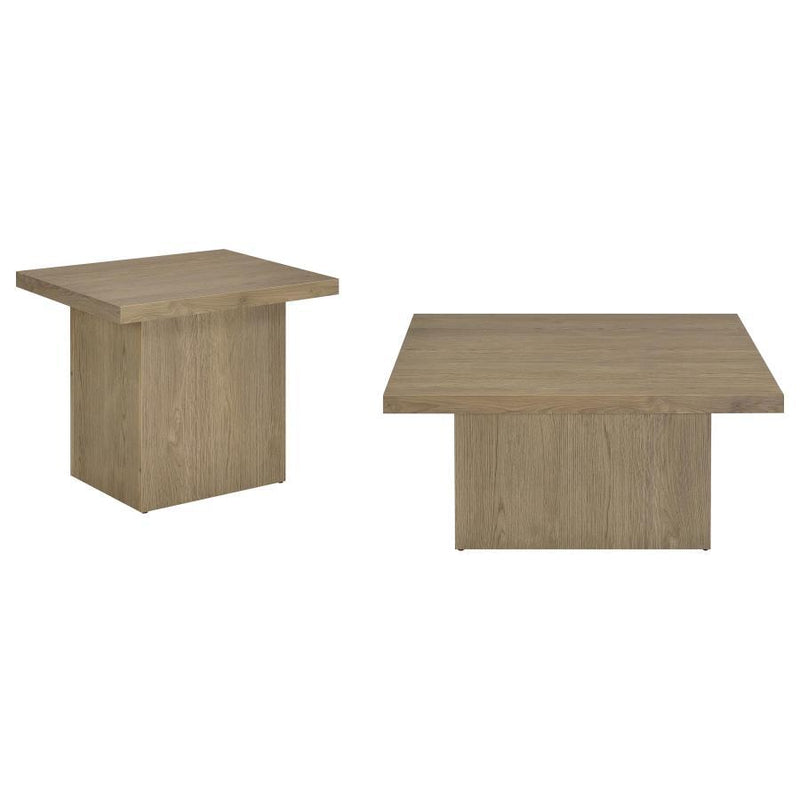 Devar - Square Coffee Table Set - JaxCo Furniture