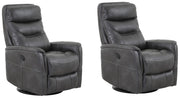 Gemini - Power Swivel Glider Recliner (Set of 2) - JaxCo Furniture