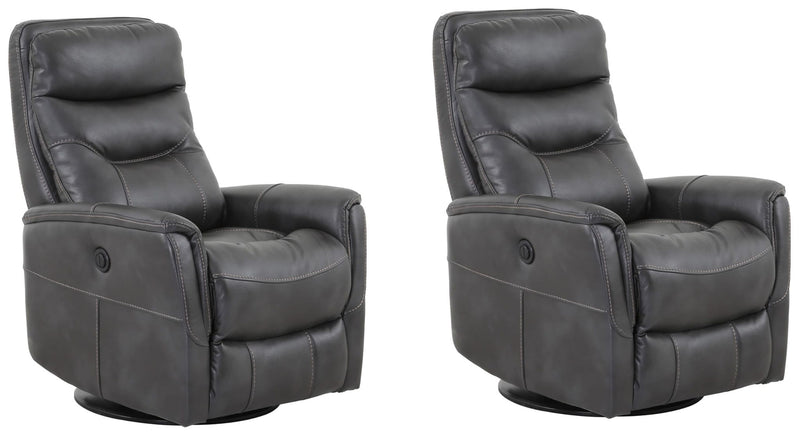 Gemini - Power Swivel Glider Recliner (Set of 2) - JaxCo Furniture