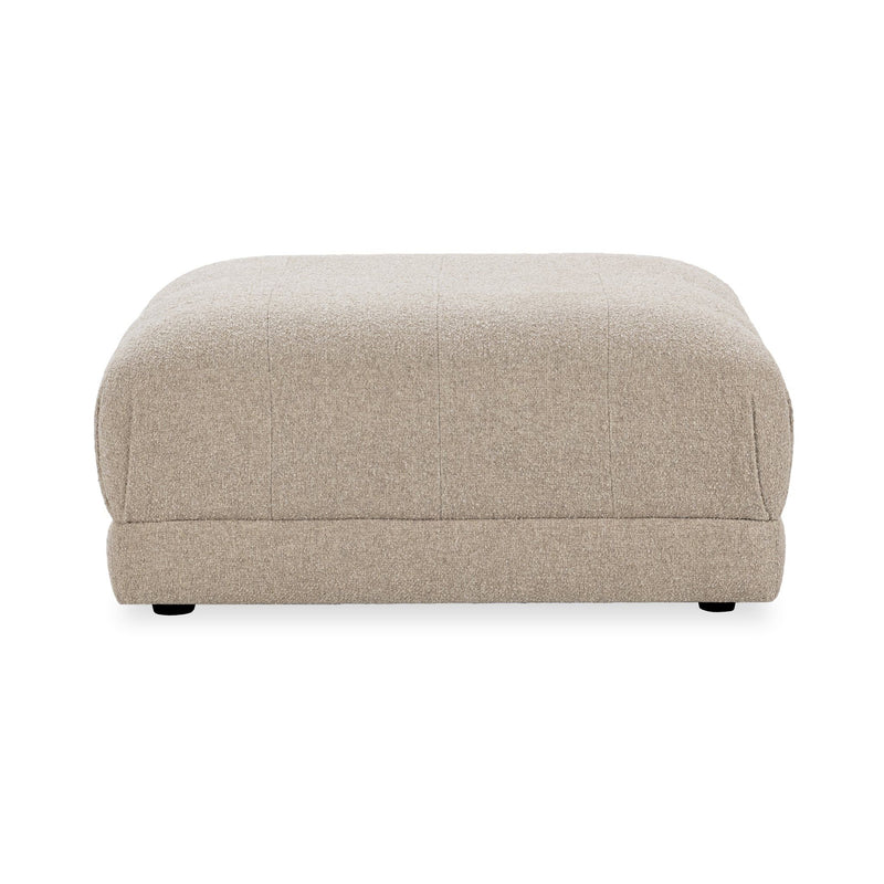 Adalynne - Upholstered Square Ottoman - Buttermilk - JaxCo Furniture