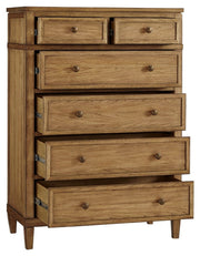 Sharlance - Brown - Six Drawer Chest - JaxCo Furniture