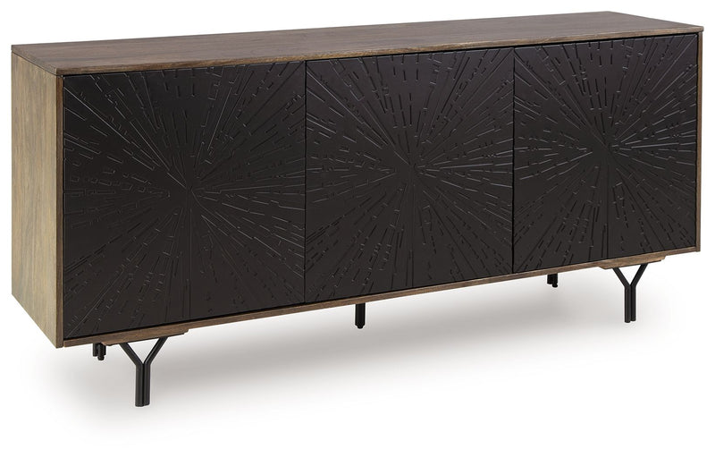 Lavinmont - Multi Brown - Accent Cabinet - JaxCo Furniture