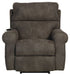 Tranquility - Power Headrest Power Lay Flat Reclining With CR3 Heat / Massage / Lumbar - Pewter - JaxCo Furniture