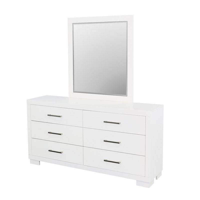 Jessica - Dresser Mirror - JaxCo Furniture